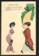 Künstler-AK Xavier Sager: La Mode En 1910, Zwei Damen Mit Eleganten Hüten  - Sager, Xavier