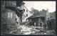 AK Nürnberg, Hochwasser-Katastrophe 05.02.1909, Eingestürzte Häuser Kleinweidenmühle  - Überschwemmungen