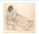 Art - Peinture - Dante Gabriel Rossetti - Jane Burden (Mrs. Morris) Reading - CPM - Carte Neuve - Voir Scans Recto-Verso - Paintings