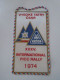 D202155  FANION   -Wimpel - Pennon -  1974 FICC RALLY  VYSOKE TATRY  Czechia SLOVAKIA   170 X 95 Mm - Habillement, Souvenirs & Autres