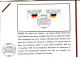 Allemagne - République Fédérale - Document De 1990 - Avec Timbres Et Bloc Oblitérés De La Réunification - GF - Storia Postale