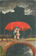 COLOMBO - E (illustrateur) - Couple D'enfants Sous La Pluie. - Colombo, E.