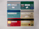6pcs China Bank Card, - Carte Di Credito (scadenza Min. 10 Anni)