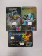 China, Movie, Transformers, The Last Knight, (3pcs) - Credit Cards (Exp. Date Min. 10 Years)