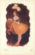 THEME DE LA DANSE - Carte Illustrée French Cancan. - Danse