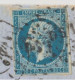 TRES GRANDE RARETE NON COTEE Le " 14 A BLEU FONCE S VERT Impression Usée De 1861" 5X Plus Rare Que Le 14Ba TBE Signé - 1853-1860 Napoleon III