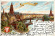 Gruss Aus Frankfurt - Litho - Frankfurt A. Main