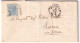 1869-PADOVA C1+punti (31.8) Su Lettera Completa Testo Affrancata C.20 - Storia Postale