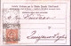 1894-VEROLANUOVA Tondo Riquadrato Su Lettera Completa Testo (11.6) Affrancata Ef - Marcophilia