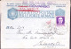 1943-Posta Militare/N 121 SEZ A C.2 (1.2) Su Biglietto Franchigia A Ornata Via A - War 1939-45