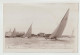 CARTE PHOTO KIRK COWES - COURSE DE VOILIERS DANS UN BASSIN - COURSE EN MER D' EMBARCATIONS DE 8 METRES - 2 SCANS - - Zeilboten