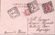 1909-MASSA SUPERIORE/(ROVIGO) Tondo Riquadrato (8.8) Su Cartolina Postale Leoni  - Postwaardestukken