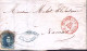 1853-Belgio Leopoldo I C.20 (toccato In Basso A Sinistra) Su Lettera Completa Te - Other & Unclassified