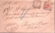 1902-SOAVE/(Verona) Tondo Riquadrato (24.2) Su Busta (con Strappo) Affrancata Ef - Poststempel