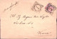 1912-VILLA BARTOLOMEA Tondo Riquadrato (12.4) Su Busta Affrancata Effigie C.20 - Marcophilie