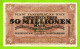ALLEMAGNE / NOTGELD Der STADT FRANKFURT Am MAIN / 50 MILLIONEN MARK /  N° 386035 / 28 SEPTEMBRE 1923 - [11] Local Banknote Issues
