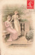 ILLUSTRATEURS - NON SIGNES - Femmes - Broderie - Chaise - Pan - Carte Postale Ancienne - Zonder Classificatie