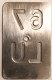 Velonummer Mofanummer Luzern LU 67 Weiss, Töfflinummer Vorläufer RAR. - Nummerplaten