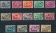 ** 1950 Ötéves Terv I. Sor (8f Jobb Felső Sarok Törés / Folded Right Corner Above, 30f Pici Rozsda / Little Stain) (40.0 - Other & Unclassified