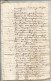 Delcampe - N°1970 ANCIENNE LETTRE PAR DEVANT LES NOTAIRES ROYAUX TERRAIN DE LA LOGE SAUVAGE DATE 1663 - Documents Historiques