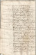 Delcampe - N°1970 ANCIENNE LETTRE PAR DEVANT LES NOTAIRES ROYAUX TERRAIN DE LA LOGE SAUVAGE DATE 1663 - Historische Dokumente