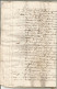 Delcampe - N°1970 ANCIENNE LETTRE PAR DEVANT LES NOTAIRES ROYAUX TERRAIN DE LA LOGE SAUVAGE DATE 1663 - Documents Historiques