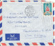 Iran Air Mail Cover Sent To Denmark 1985 Also With Stamps On The Backside Of The Cover - Iran