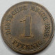 Allemagne - Empire - Guillaume Ier - 1 Pfennig 1885 A - SUP/AU58 - Mon5446 - 1 Pfennig