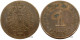Allemagne - Empire - Guillaume Ier - 1 Pfennig 1886 G - TTB+/AU50 Taches - Très Rare - Mon5177 - 1 Pfennig