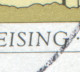 1856 Freising: Randstück Mit PLF Ausbuchtung Am N, Feld 5, Gestempelt DÜSSELDORF - Abarten Und Kuriositäten