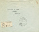 43 Gd Liban 2,50 P X 2 Pasteur Bleu (01) Lettre Recommandée Tarifs Du 01-11-1922 - Lettres & Documents