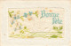 FETES - VOEUX - Bonne Fête - Broderie - Signe - Fleurs - Lac - Carte Postale Ancienne - Other & Unclassified