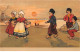 Illustrateur - N°84818 - Ethel Parkinson - Jeunes Hommes S'approchant De Jeunes Filles - Parkinson, Ethel