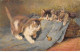 Animaux - N°85520 - Chat - Chats Regardant Un Escargot - Cats