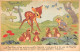Disney - N°85738 - N°3. Pan-Pan Et Les Autres Petits Lapins S'amusent à La Vue De Bambi ... - Carte Vendue En L'état - Disneyworld