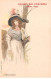 Illustrateur - N°85096 - Palais Du Costume - Projet Félix - 1810-1815 - Jeune Femme Près D'un Arbre - Genre Mucha - Andere & Zonder Classificatie