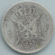 Belgium KM-30 2 Francs 1867 - 2 Francs