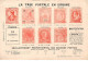 Représentation Timbres - N°86865 - La Taxe Postale En Europe - Briefmarken (Abbildungen)