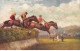 Animaux - N°86755 - Chevaux - Un Saut Difficile - Course De Chevaux, Saut D'une Haie - Caballos