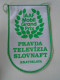 D202169 FANION -Wimpel - Pennon - Slovaktourist  IAAF Meeting Pravda Televizia Slovnaft Bratislava With Pin 170 X 100 Mm - Sonstige & Ohne Zuordnung