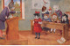 Illustrateur - N°86336 - Arthur Thiele - Salle De Classe, Une Leçon De Lecture - Chats Habillés - Thiele, Arthur