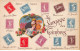 Représentations Timbres - N°87838 - Le Langage Des Timbres - A Toi Mon Coeur, Amour ... - Couple - Postzegels (afbeeldingen)