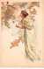 Illustrateur - N°86405 - Genre Mucha - Jeune Femme Regardant Des Fleurs D'un Arbre - Chicorée Extra Trampler - Publicité - Mucha, Alphonse