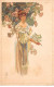 Illustrateur - N°86404 - Genre Mucha - Jeune Femme Parmi Des Fleurs D'un Arbre - Chicorée Extra Trampler - Publicité - Mucha, Alphonse