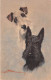 ARTIST DRAWN DOGS EDITION STEHLI No.105 VINTAGE POSTCARD #241123 - Dogs