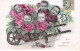 Fantaisies - N°88415 - Nous Apportons Le Bonheur - Bébés Dans Des Roses Dans Une Brouette - Bebes