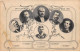 Militaire - N°88983  - Conflit Européen 1914 - M. Poincaré, S.M. Georges V, ....S.M. Albert - ELD - Characters