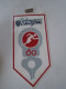 D202171 Russia USSR  Moscow -Soviet  Sport 60 Years -Atletics - FANION -Wimpel - Pennon - Ca 1980 With Pin  200 X 100 Mm - Atletismo