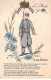 Militaire - N°90261 - Patriotique - Le Bleuet - Poilu Au Milieu De Bleuet, Et épi De Blé - Patriotiques