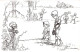 Illustrateur - N°89779 - F. Poulbot - Enfants Près D'une Tombe, D'autres Jouant à Saute-mouton - Orphelinat Des Armées - Poulbot, F.